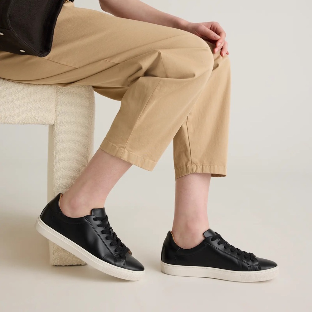 Quince 100% Leather Everyday Sneaker
- black size 8.5